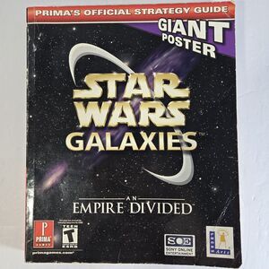 Star Wars Galaxies An Empire Divided Official Strategy Guide NO Poster